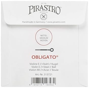 ヴァイオリン弦　OBLIGATOオブリガート　ほぼ未使用 Amazon | オブリガート OBLIGATOバイオリン弦(4/4)セット E線
